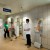 Der Toilettenmann vor der Toilettenanlage im Tiefgeschoss vom Karstadt Dortmund