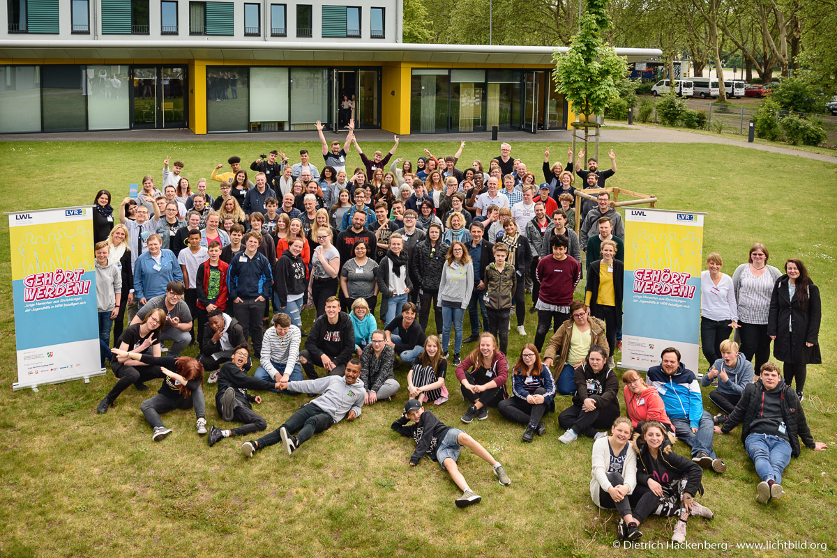 „Gehört werden! Junge Menschen aus Einrichtungen der Jugfendhilfe in NRW beteiligen sich“ Veranstaltung in Duisburg. Foto LVR / © Dietrich Hackenberg