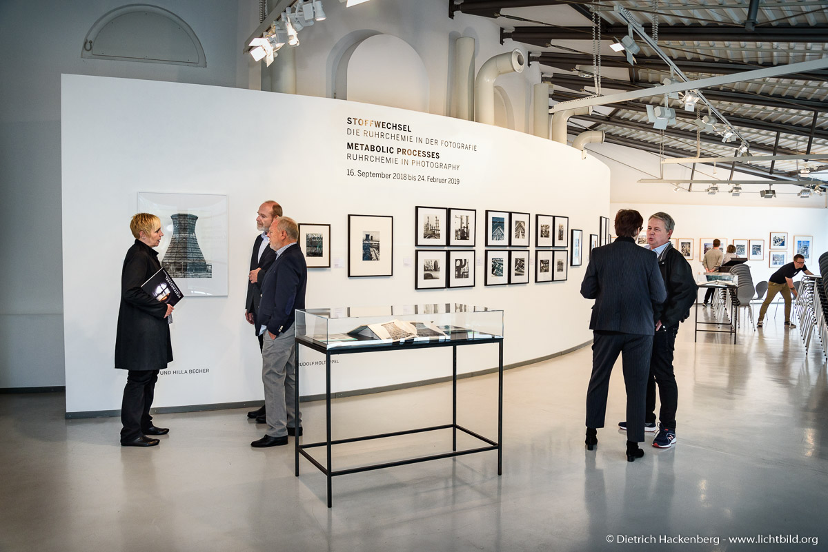 Ausstellungseröffnung "Stoffwechsel - Die Ruhrchemie in der Fotografie" Oberhausen 2018. Foto LVR / © Dietrich Hackenberg